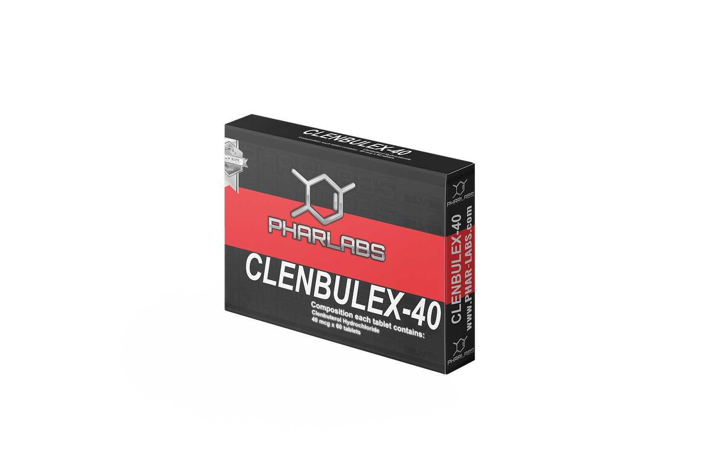 CLENBULEX-40 (clembuterol) Phar Labs Silver