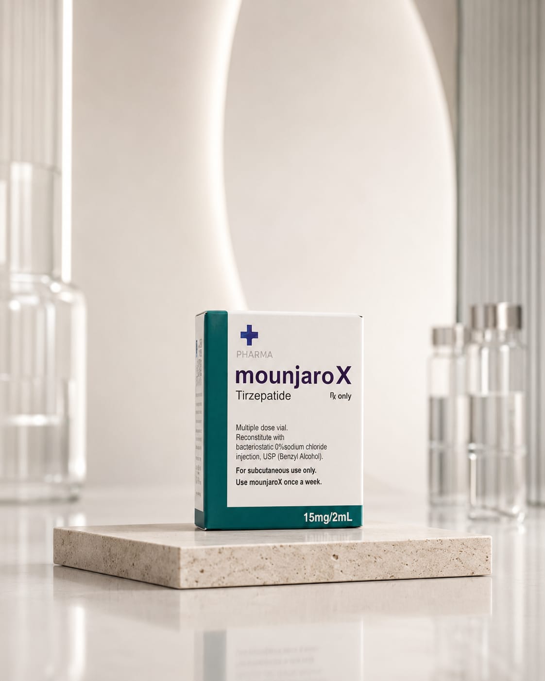 MounjaroX Tirzepatida 15 mg / 2 ml | Mas Pharma | Pharma Plus