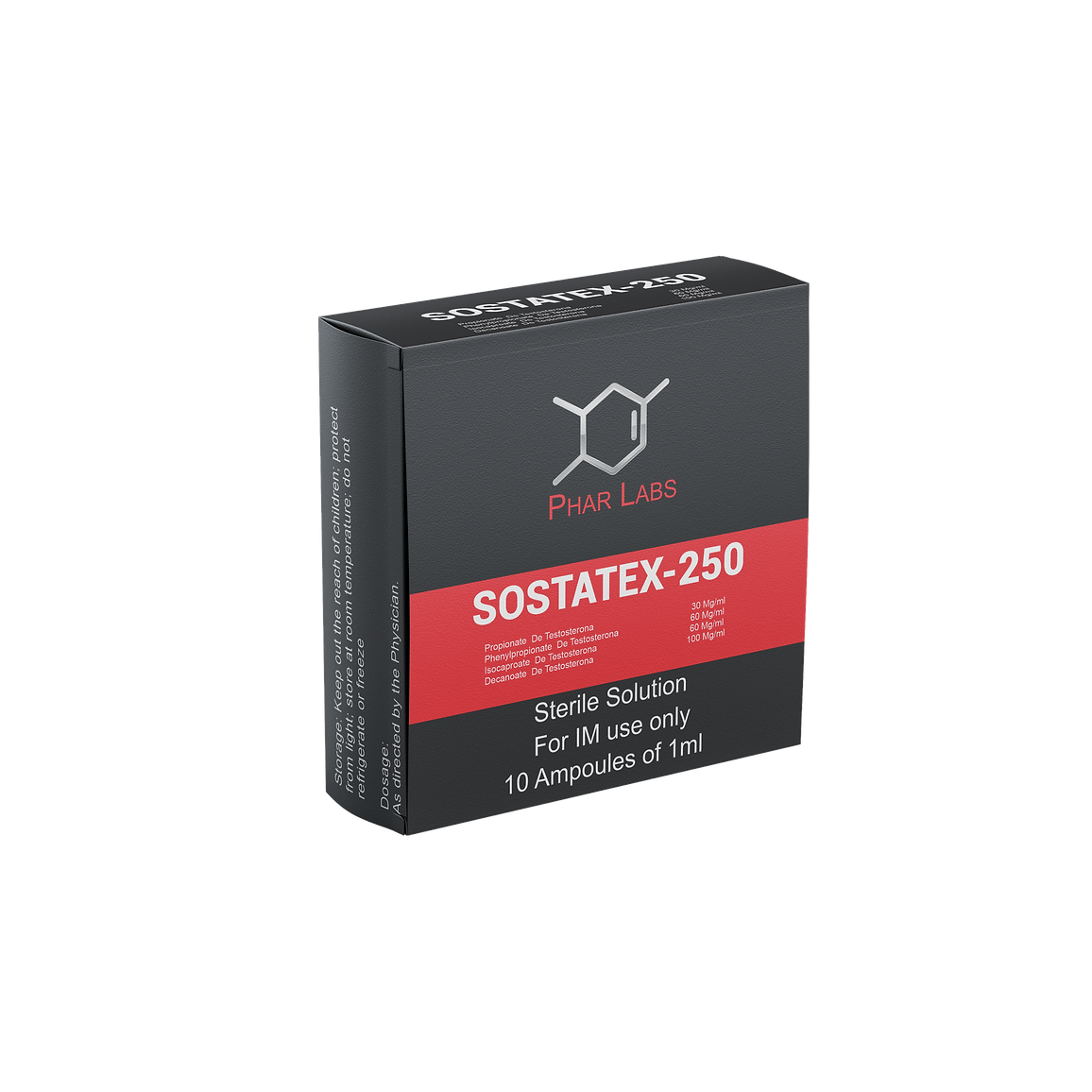 Sostatex-250 (sostenon) 250mg/ml Phar Labs Silver