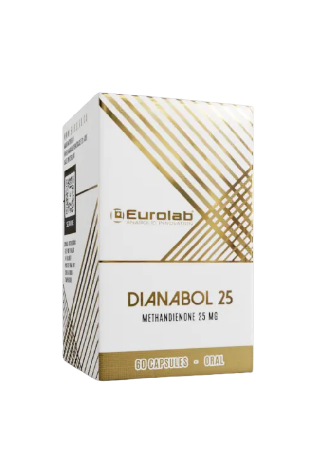 Dianabol 25 (Dianabol Oral) 25mg – 60 Cápsulas | Eurolab