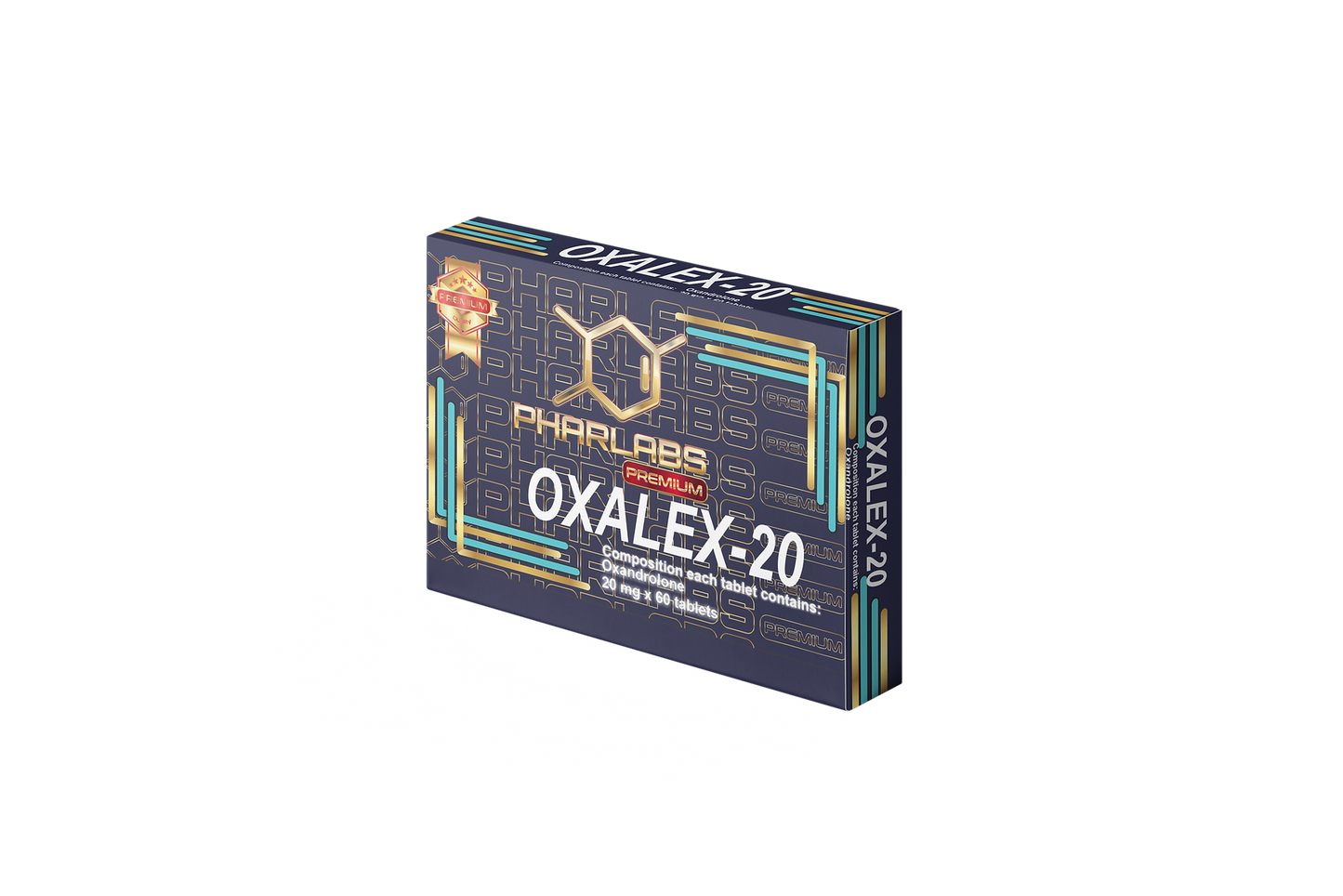 Oxalex-20 (oxandrolona) 20mg 60 tabs Phar Labs Premium