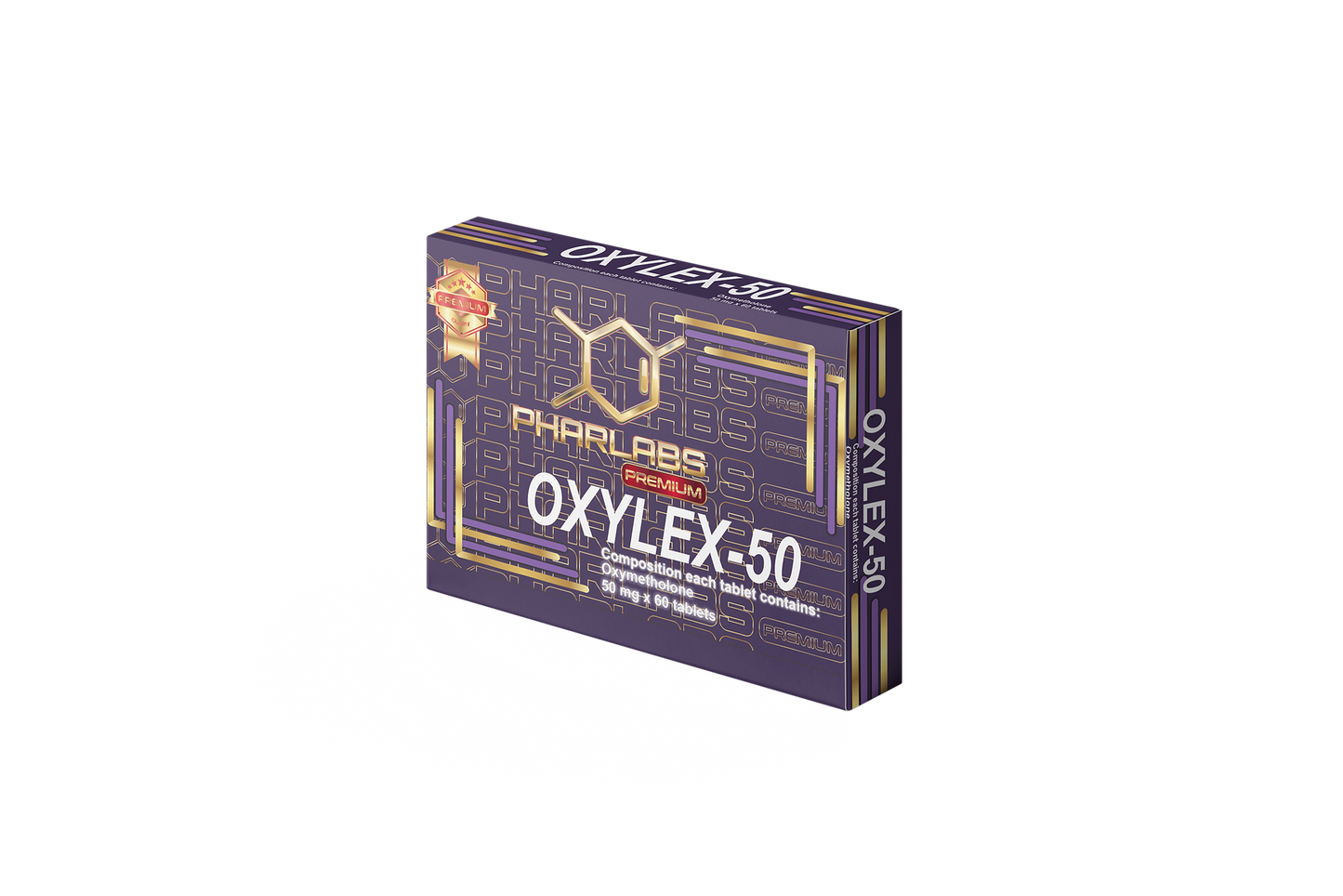 OXYLEX-50 (oximetalona) Phar Labs Premium