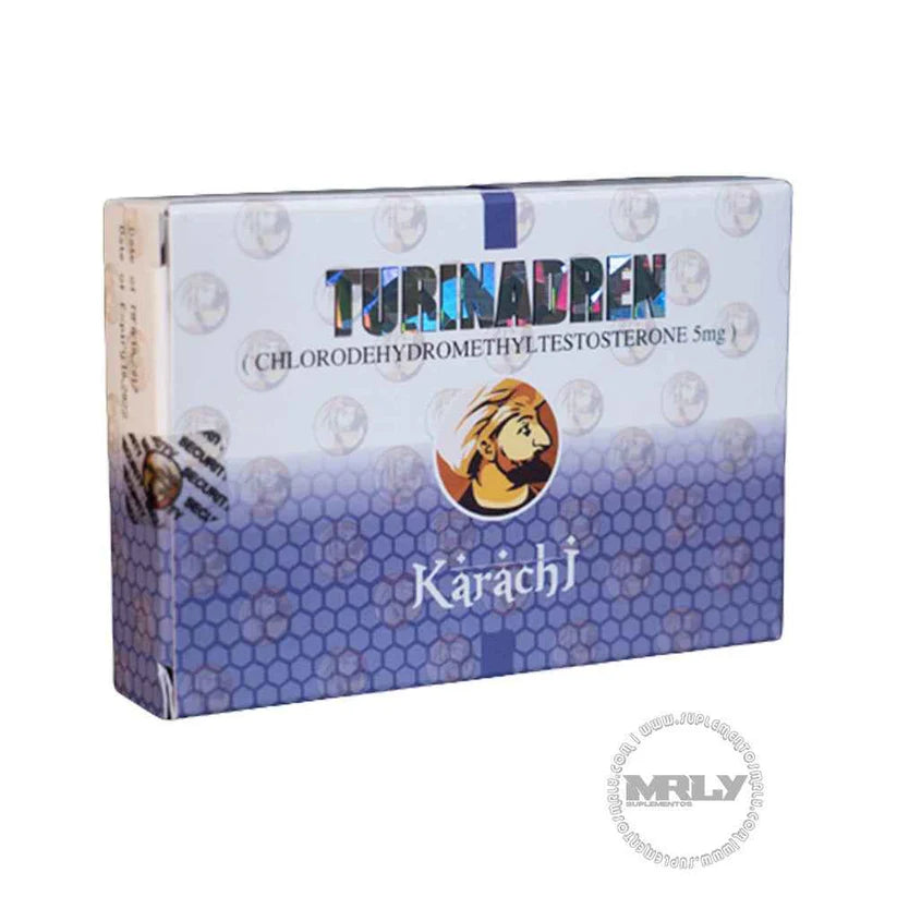 TURINADREN (Turinabol) 5mg/40tabs Karachi Labs
