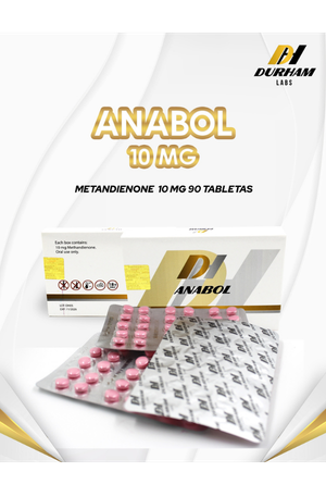 Anabol (oral) 10mg 90 tabs Durham Labs