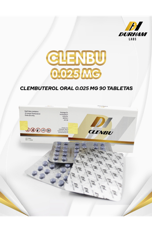 Clenbu (clembuterol) 25mcg 90 tabs Durham Labs