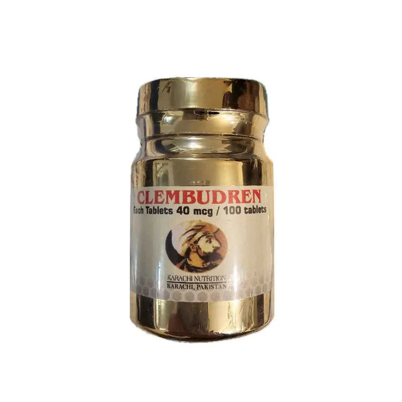 Clembudren (Clembuterol) 40mcg 100 Tabs | Karachi Labs