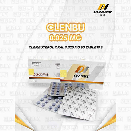 Clenbu (clembuterol) 25mcg 90 tabs Durham Labs