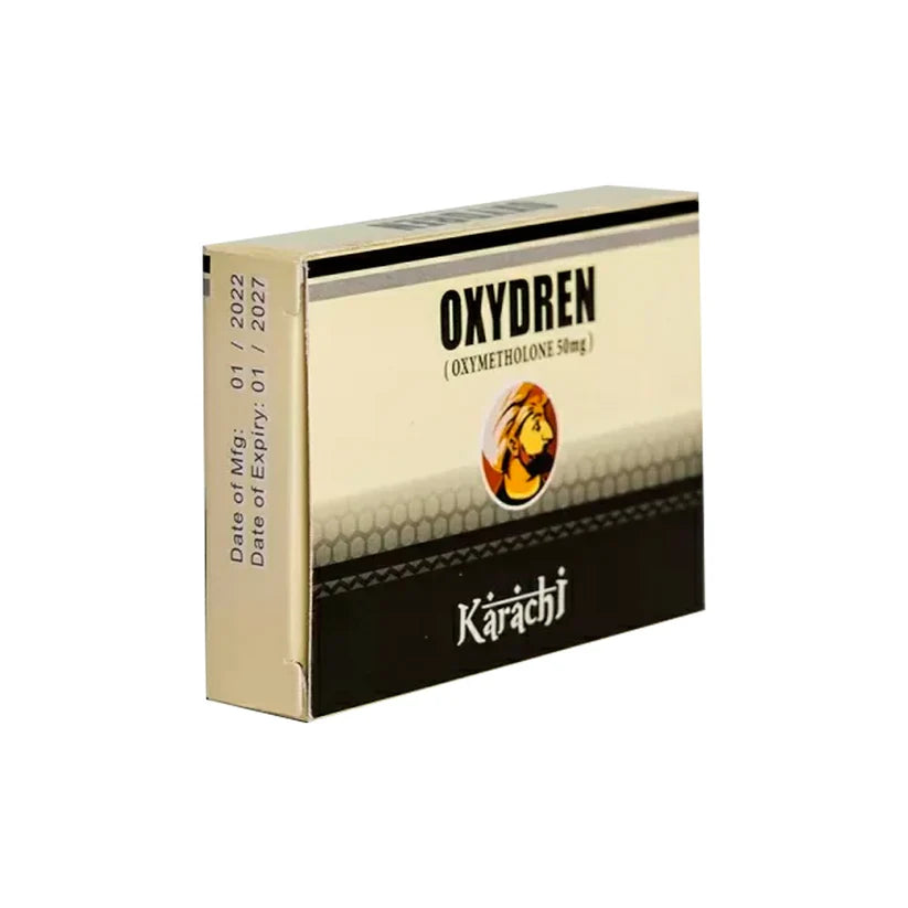 OXYDREN (Oximetalona) 50mg/40tabs Karachi Labs INC