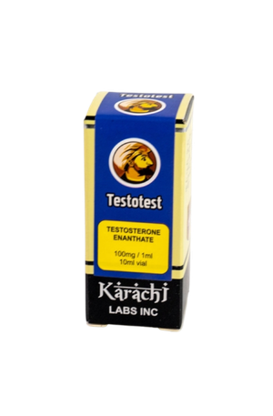 TESTOTEST (Testosterona enantato) 100mg/ml Karachi Labs INC